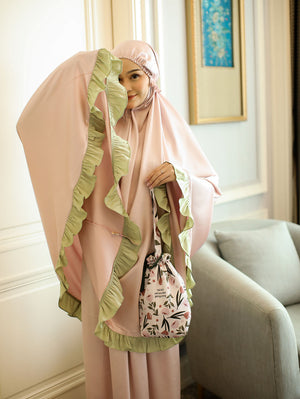 Open image in slideshow, Zahra luxe two tone pink
