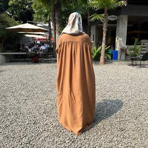 caramel oversized dress in l/xl