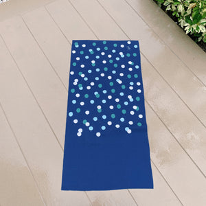 Open image in slideshow, Sapphire confetti travel prayer mat

